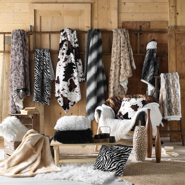 Pătură albă din blană artificială 125x150 cm Mouton – douceur d'intérieur-image-4