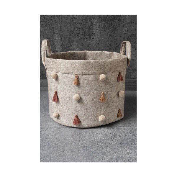 Coș de depozitare din material textil – Mioli Decor-image-1