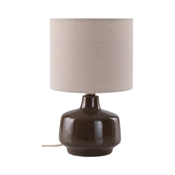 Veioză maro/crem din ceramică (înălțime 29 cm) Laila – Jotex