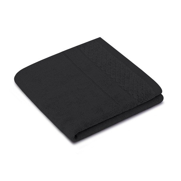 Prosoape de baie negre 3 buc. din bumbac din frotir Rubrum – Restilo-image-2