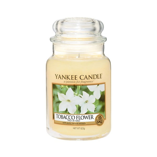 Lumânare parfumată Yankee Candle Tabacco Flower, timp de ardere 110 - 150 ore
