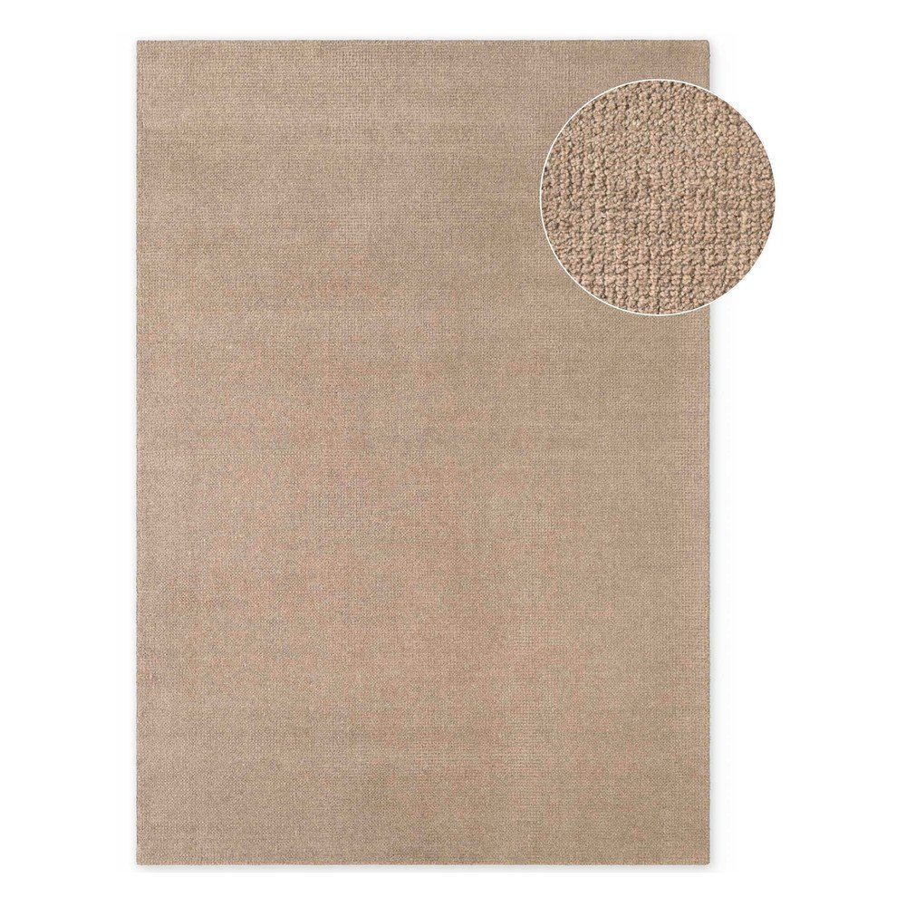 Covor bej țesut manual din lână 120x170 cm Greenwich – Ted Baker