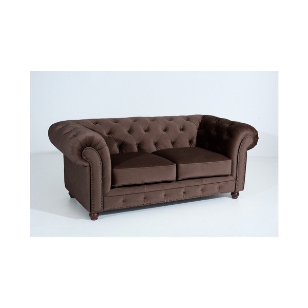 Canapea Max Winzer Orleans Velvet, 196 cm, maro închis-image-2