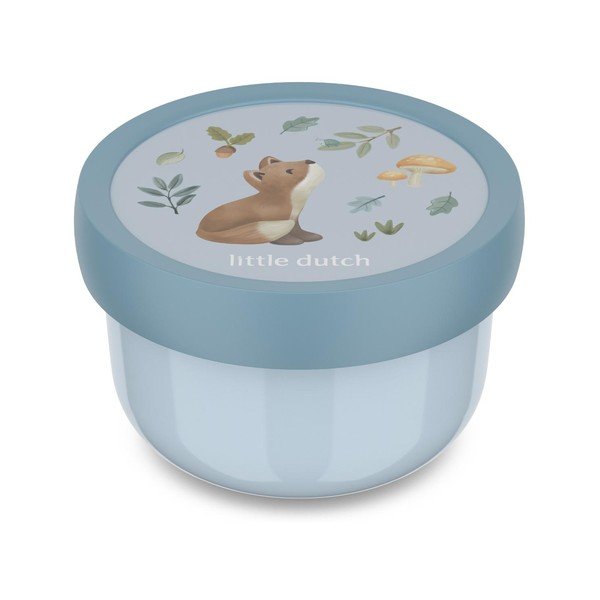 Cutie de gustări pentru copii albastru-deschis din plastic Forest Friends – Mepal