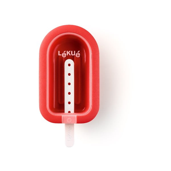 Formă din silicon pentru înghețată Lékué XL, roșu