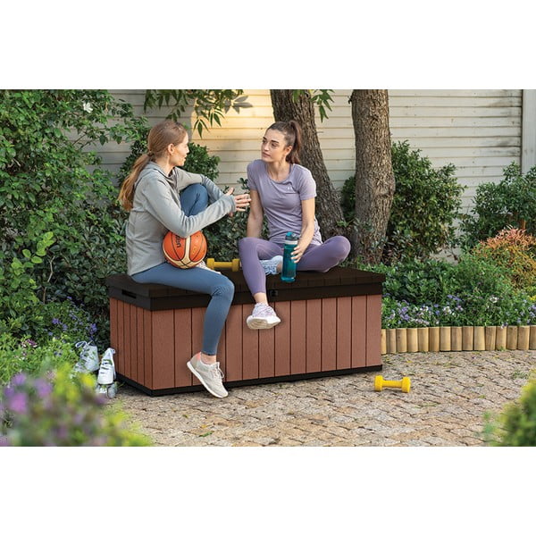 Cutie de depozitare pentru grădină maro Darwin – Keter-image-3