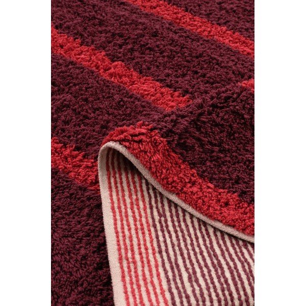Covor roșu/burgundy din bumbac 200x300 cm Mika – Jotex-image-3