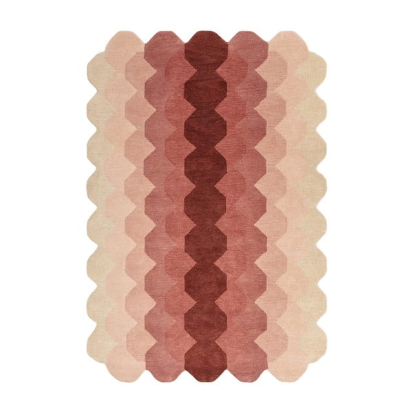 Covor roz din lână 120x170 cm Hive – Asiatic Carpets