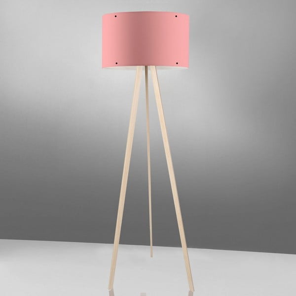 Lampadar Simple, roz deschis-image-1