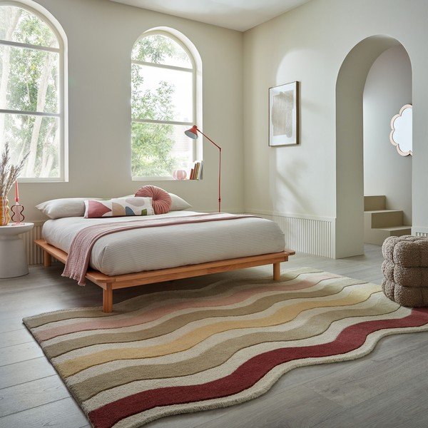 Covor țesut manual din lână 140x200 cm Cascade Wool – Flair Rugs-image-1
