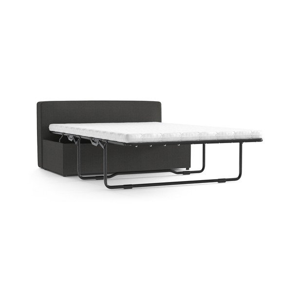 Banchetă extensibilă tapițată My Pop Design Brady, 130 cm, gri antracit-image-4