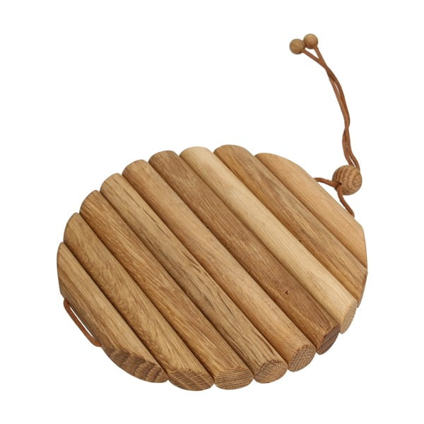 Suport din lemn de stejar pentru recipiente fiebinți Sagaform Nature-image-1