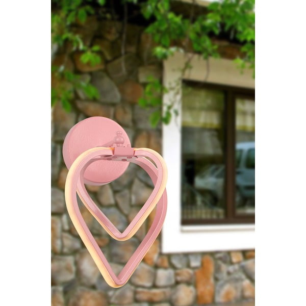 Aplică de perete roz LED din metal Sevinc – Squid Lighting-image-1