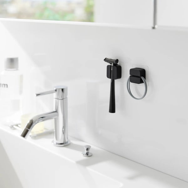 Set de agățătoare multifuncționale negru 2 buc. din silicon Film Hook – YAMAZAKI-image-4