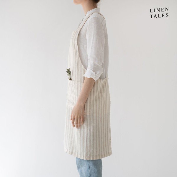 Șorț din in Crossback – Linen Tales-image-1