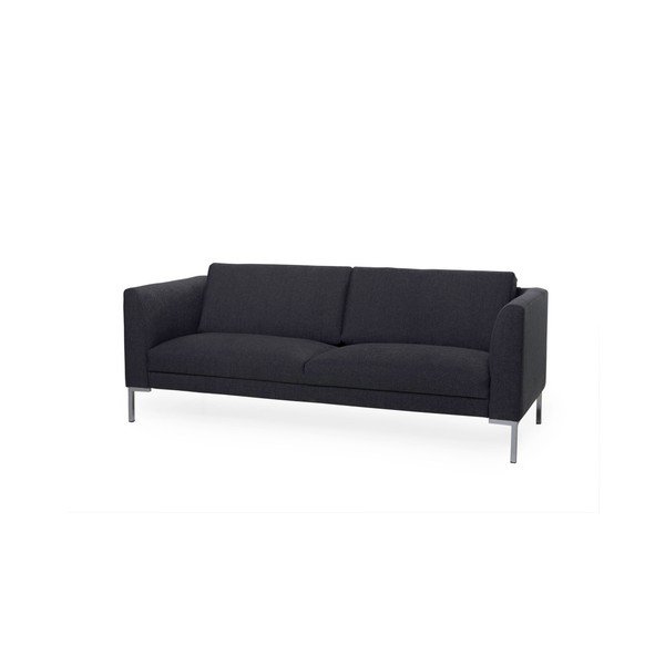 Canapea cu 3 locuri Scandic Kery, gri antracit-image-2