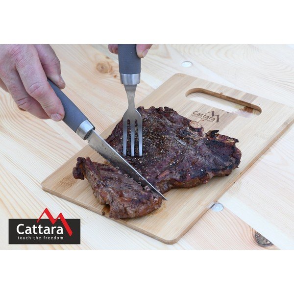 Tacâmuri friptură din oțel Cattara Shark-image-1