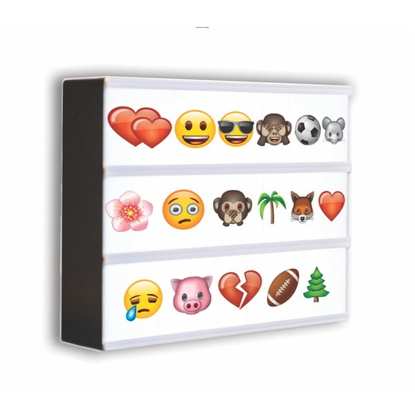 Cutie cu iluminare cu 120 de caractere Gingersnap Shell Emoji A5
