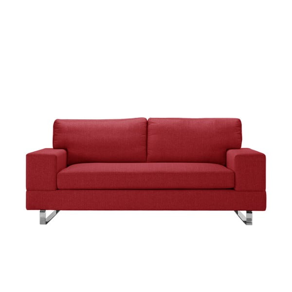 Canapea cu 3 locuri Corinne Cobson Dahlia, roșu