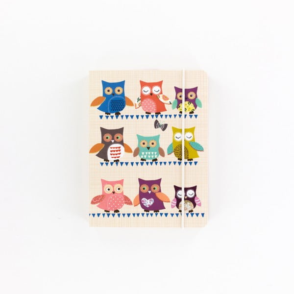 Caiet A6 GO Stationery Owls
