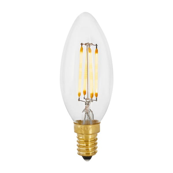 Bec LED/cu filament E14, cu lumină caldă cu intensitate reglabilă 4 W Candle – tala