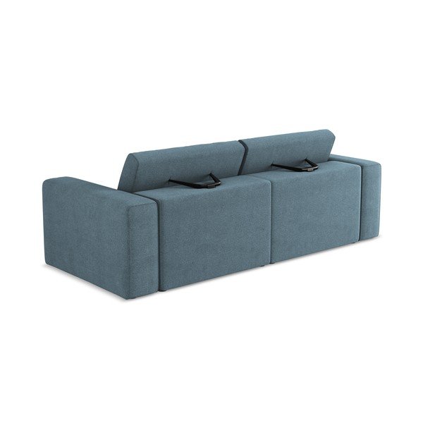 Canapea modulară albastră 224 cm Kalea – Makamii-image-3
