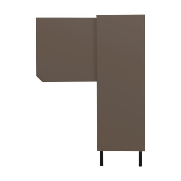 Bibliotecă gri închis 118x137 cm Corner - Tenzo-image-1