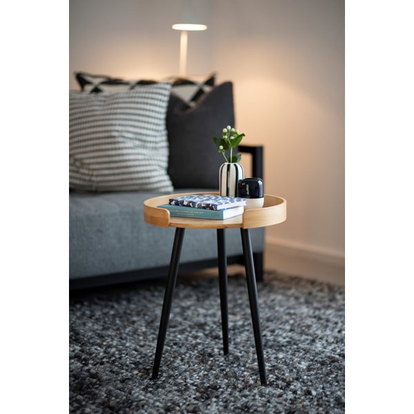 Măsuță auxiliară rotundă din bambus ø 40 cm Loft – Wenko-image-3