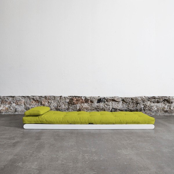 Șezlong extensibil Karup Figo White/Pistacie-image-3