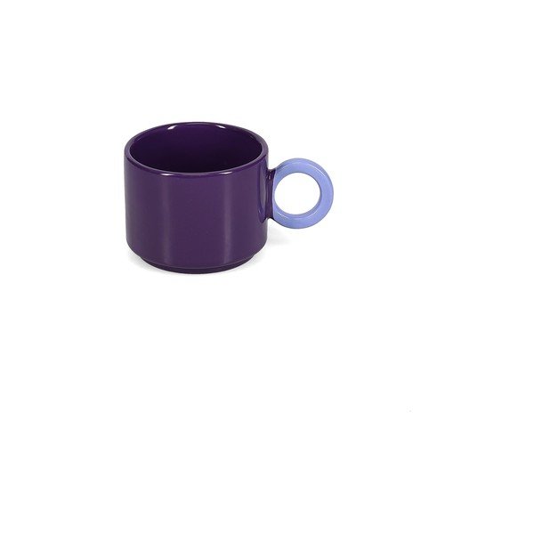 Cană violetă din gresie ceramică 280 ml Lou – ONA-image-3