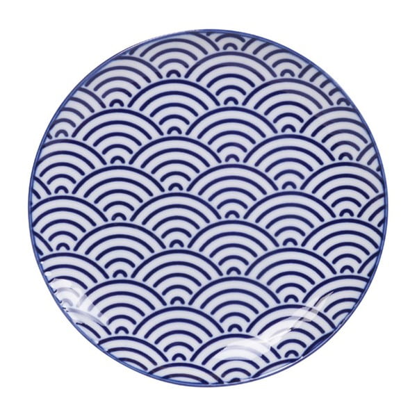 Farfurie din porțelan Tokyo Design Studio Wave, ø 16 cm