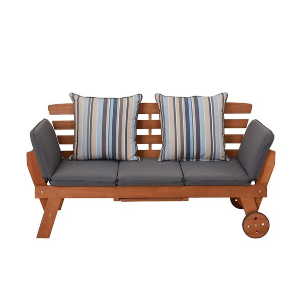 Bancă de grădină maro din lemn masiv Rincon – Garden Pleasure