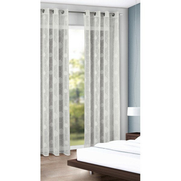 Perdea albă 135x245 cm Circles – Sehlbach-image-1