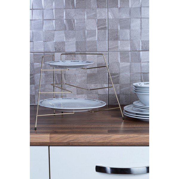 Raft suplimentar auriu din metal 37x25 cm Rowan – Premier Housewares-image-1