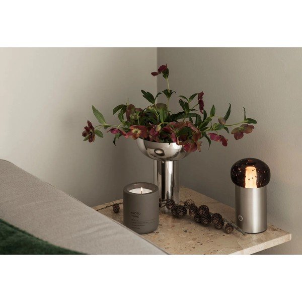 Vază argintie din oțel inoxidabil (înălțime 21 cm) Miyabi – Blomus-image-2