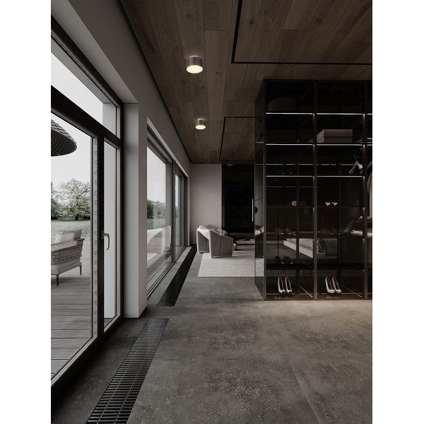 Plafonieră gri LED din aluminiu Ozen – Nova Luce-image-1