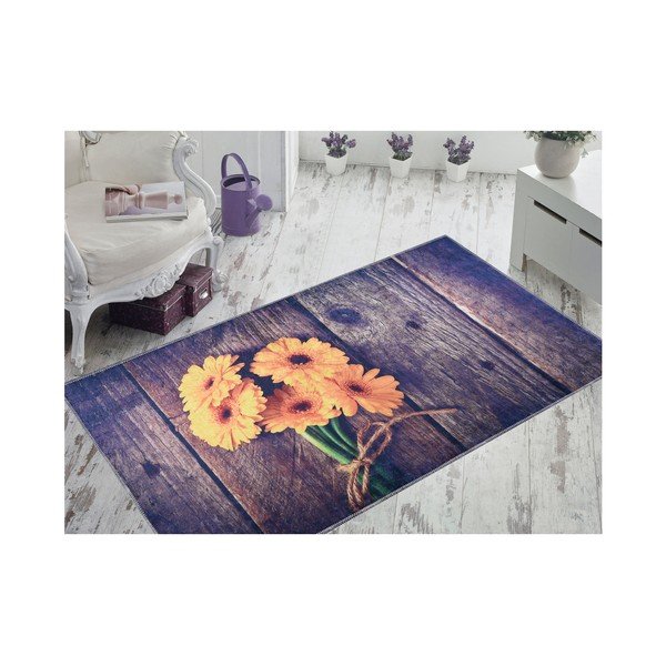 Covor rezistent Vitaus Gerberas, 80 x 120 cm