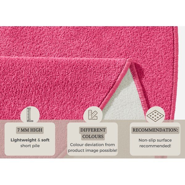 Covor roz rotund ø 133 cm Fancy – Hanse Home-image-4