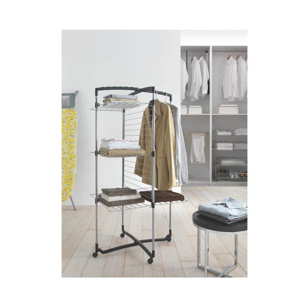 Uscător de rufe Metaltex Duro, gri-negru-image-3