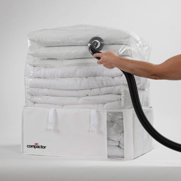 Cutie vacuum pentru depozitare Compactor White-image-1