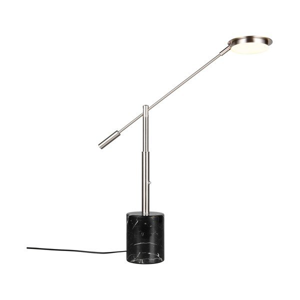Veioză neagră-argintie LED (înălțime 65 cm) Fiore – Trio Select