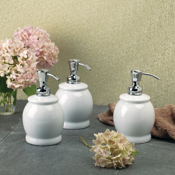 Dozator săpun iDesign York, 440 ml, alb-image-2