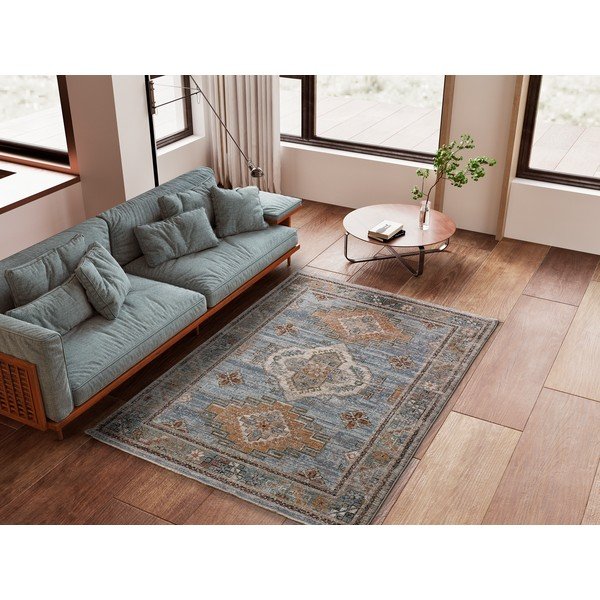 Covor Universal Cambridge, 80 x 150 cm, albastru-image-1