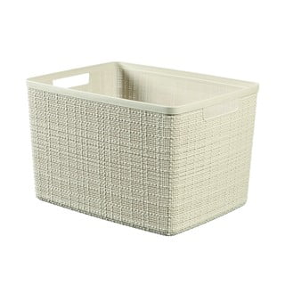 Coș de depozitare Curver Jute, 20 l, galben