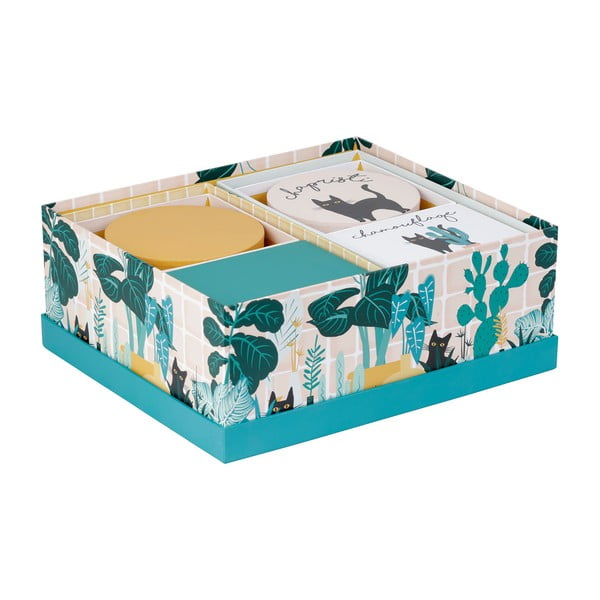 Cutii de depozitare 9 buc. din carton cu capac/decorative Chamouflage – Jardin d'Ulysse-image-3