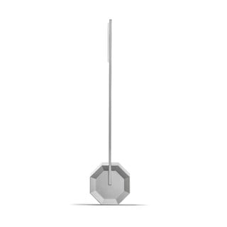 Veioză argintie cu intensitate reglabilă (înălțime 38 cm) Octagon One – Gingko