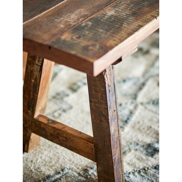 Bancă de grădină în culoare naturală din lemn masiv Brosse – Bloomingville-image-4