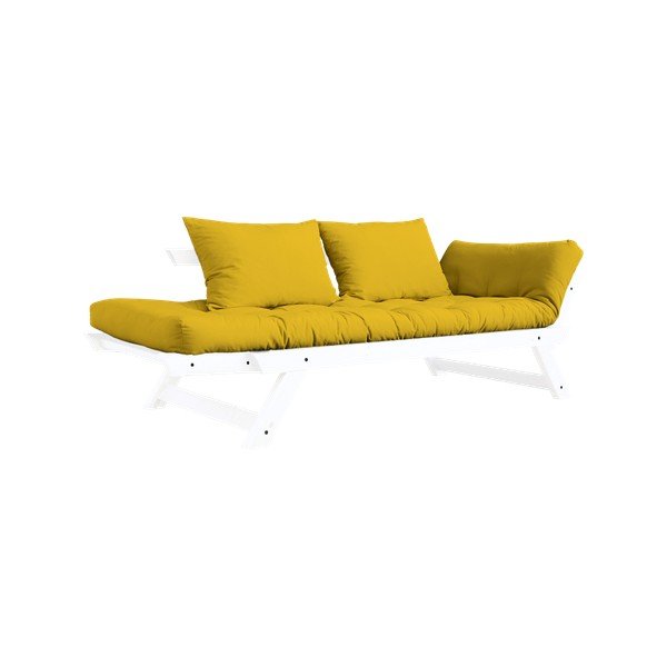 Canapea extensibilă Karup Bebop White/Amarillo-image-3
