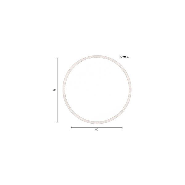 Oglindă de perete ø 80 cm Gale – Dutchbone-image-4