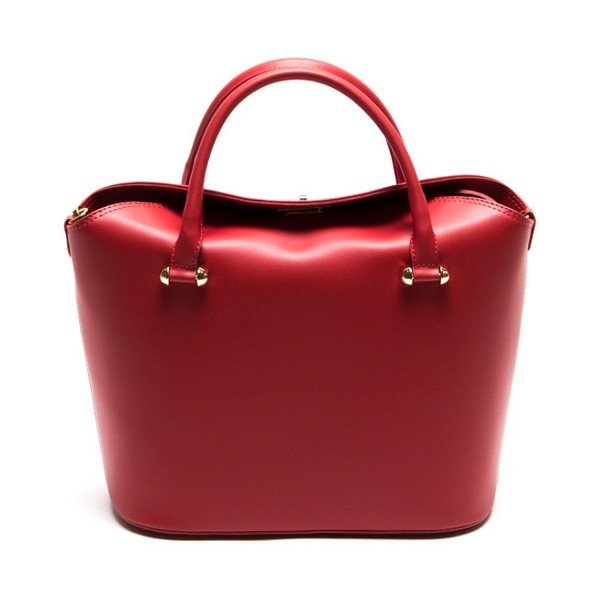 Geantă din piele Isabella Rhea no. 396, roșie-image-2